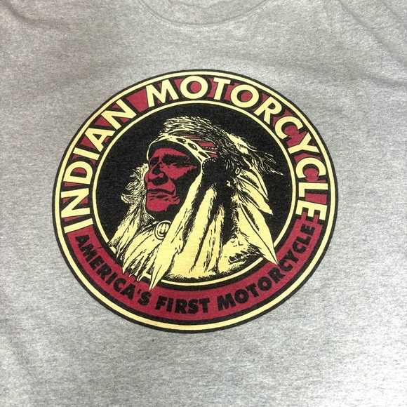 Indian Motorcycles T-Shirt - No Sz Tag, Measures 23.5” Chest - Mt Vernon Indiana - Picture 2 of 8